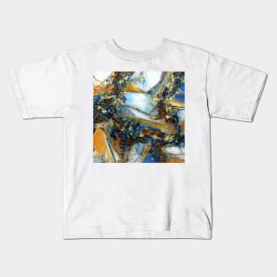 Agate Geode Square Kids T-Shirt